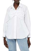 قميص بحمالة صدر مجعد
